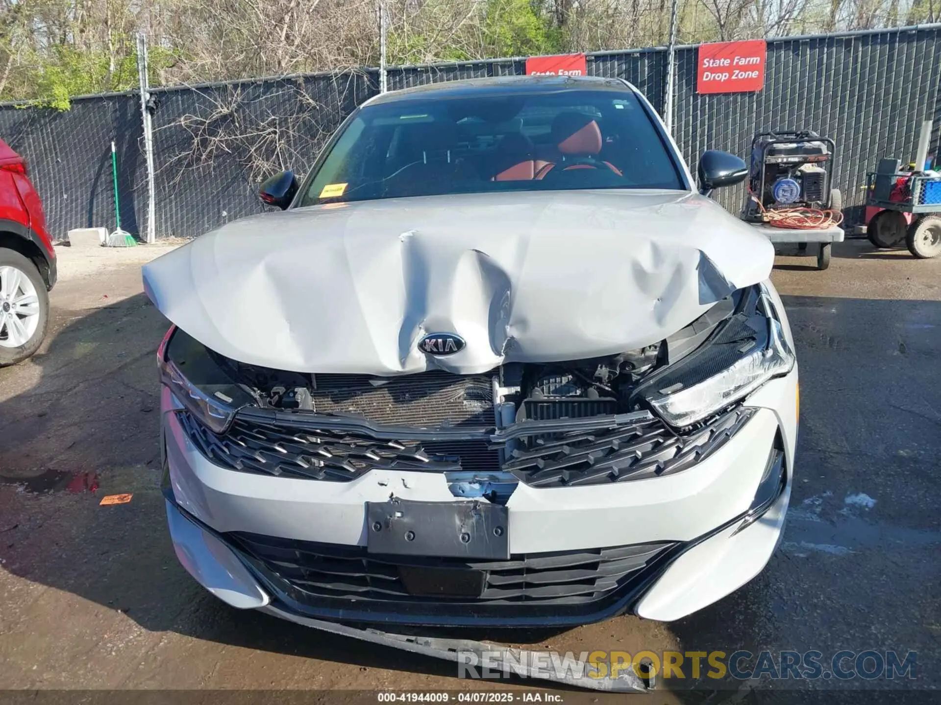 12 fotografías del automóvil dañado 5XXG64J21MG030701 KIA K5 2021