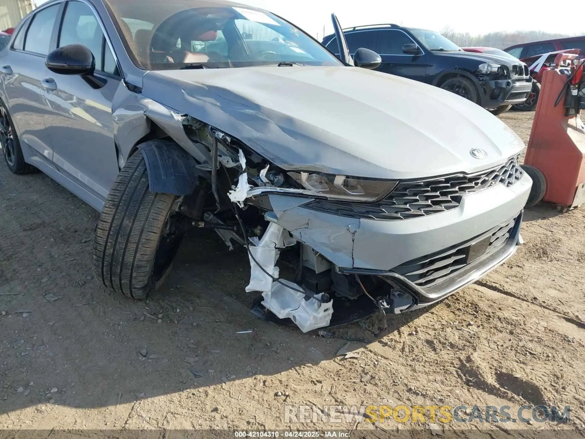 6 fotografías del automóvil dañado 5XXG64J21MG041410 KIA K5 2021