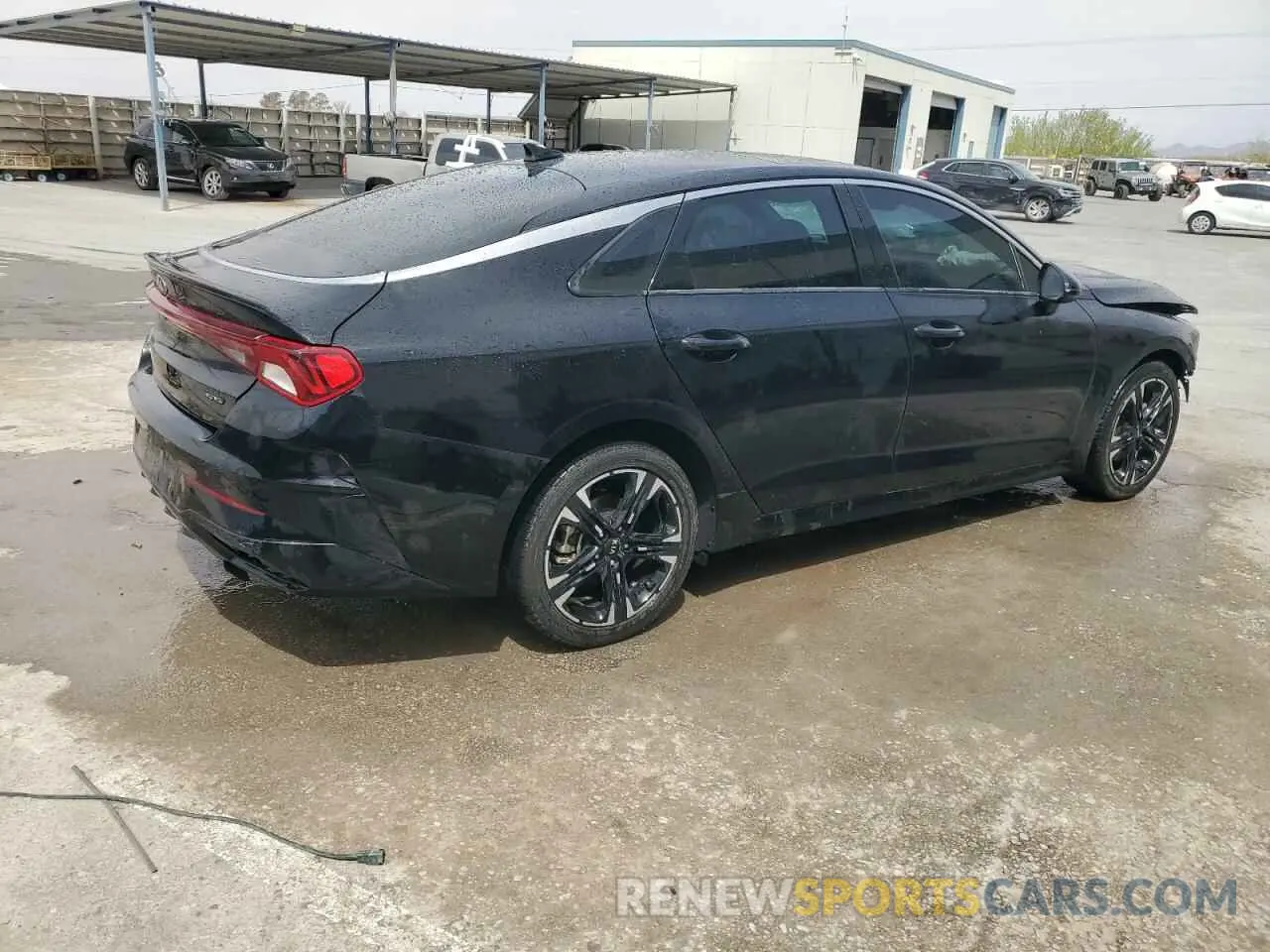 3 fotografías del automóvil dañado 5XXG64J21MG042122 KIA K5 2021
