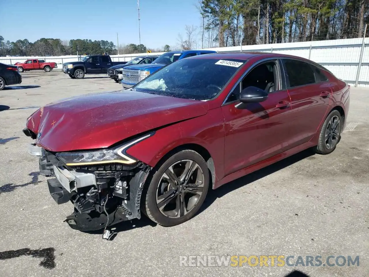 1 fotografías del automóvil dañado 5XXG64J21MG051192 KIA K5 2021
