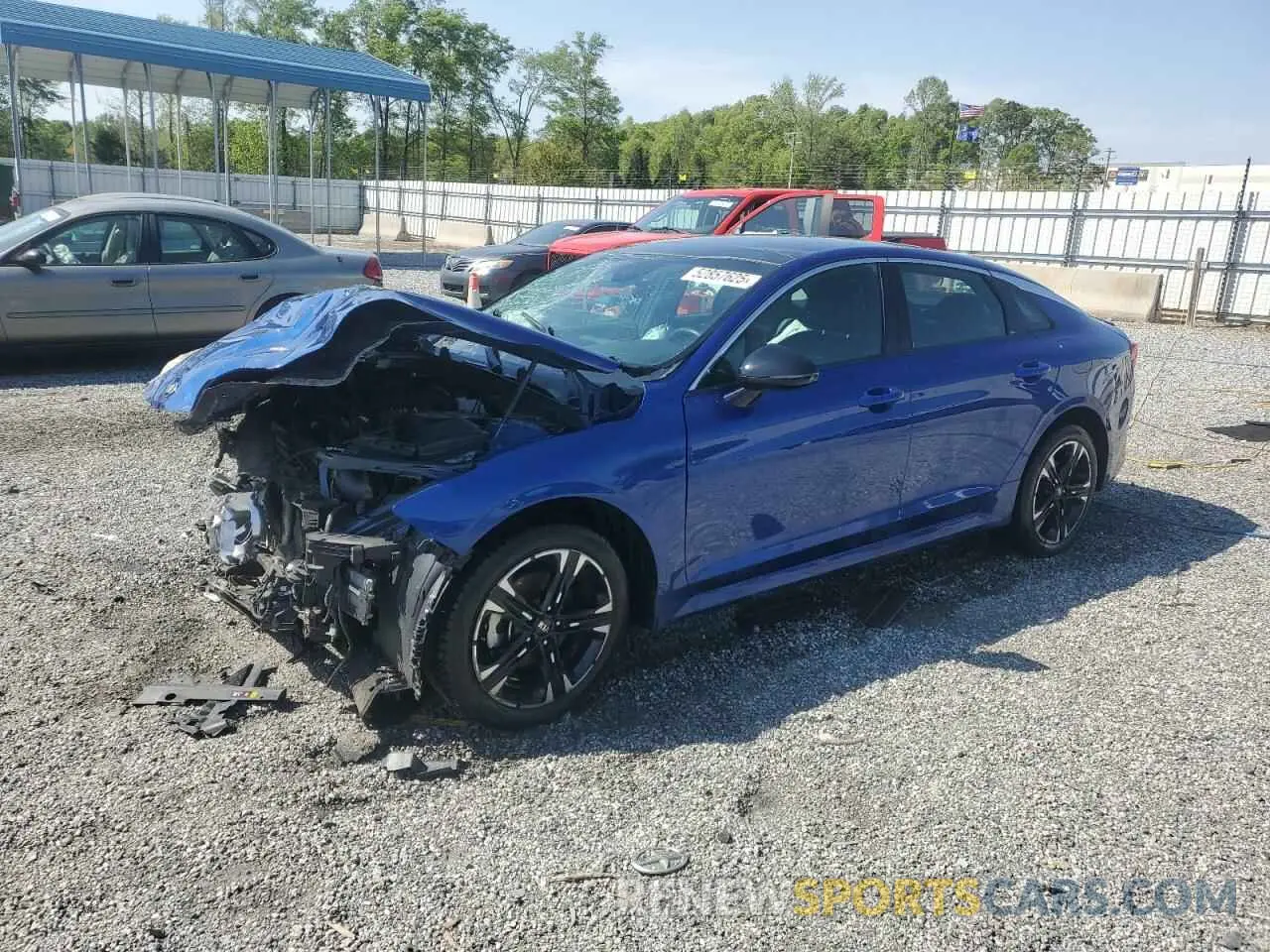 1 fotografías del automóvil dañado 5XXG64J21MG076092 KIA K5 2021