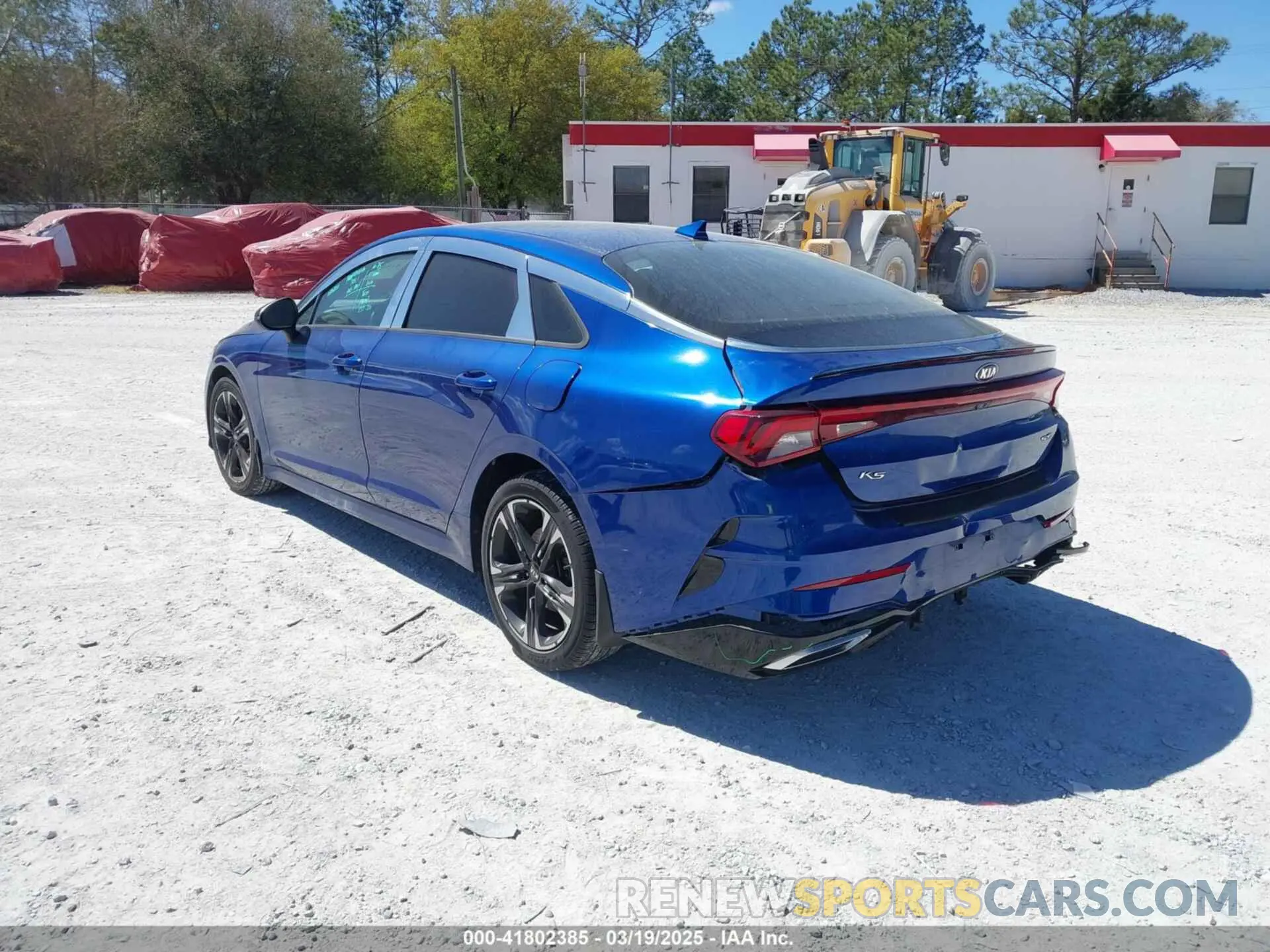 3 fotografías del automóvil dañado 5XXG64J22MG009484 KIA K5 2021