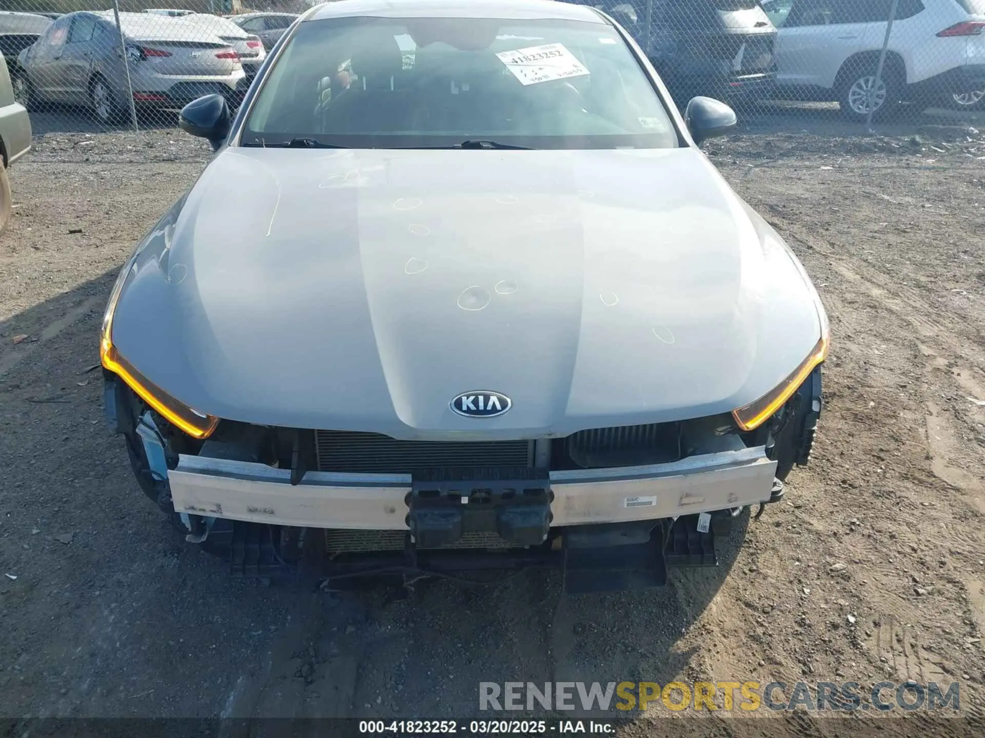 6 fotografías del automóvil dañado 5XXG64J22MG015107 KIA K5 2021