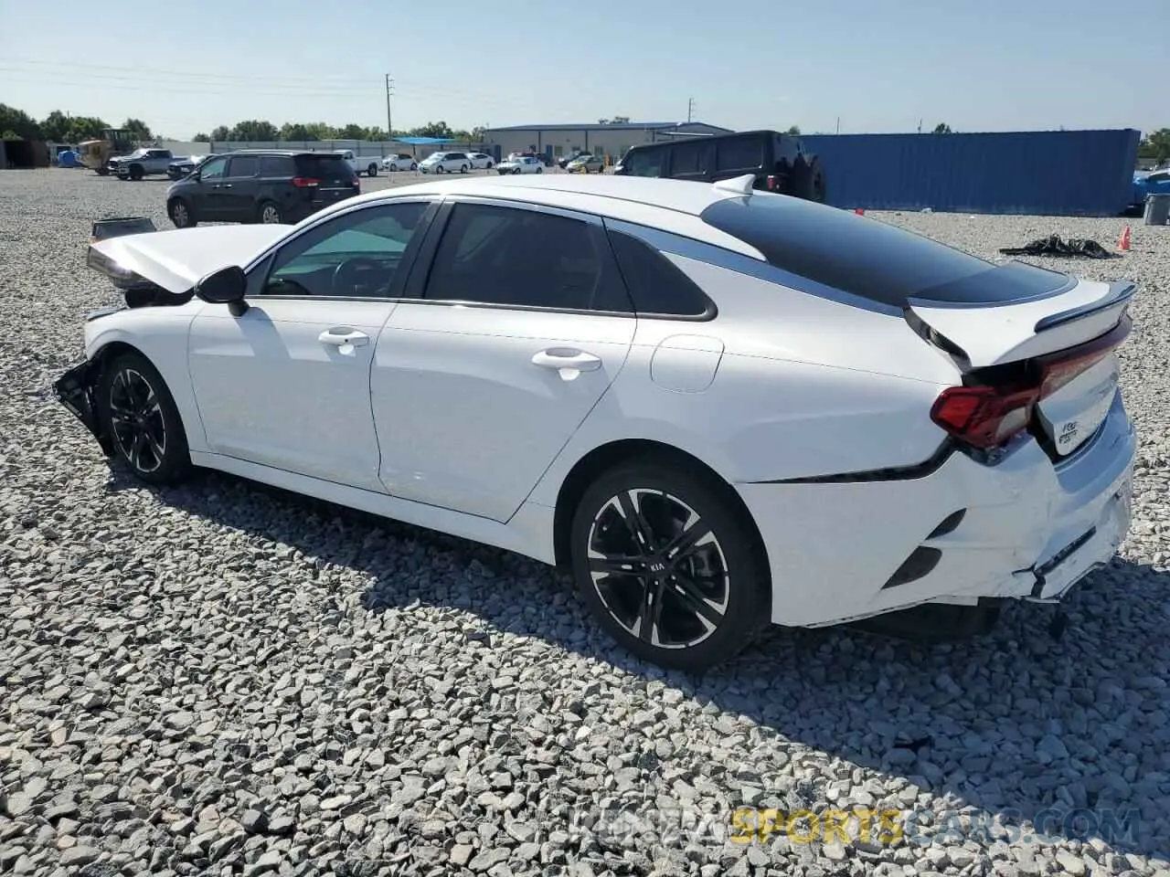 2 fotografías del automóvil dañado 5XXG64J22MG076277 KIA K5 2021