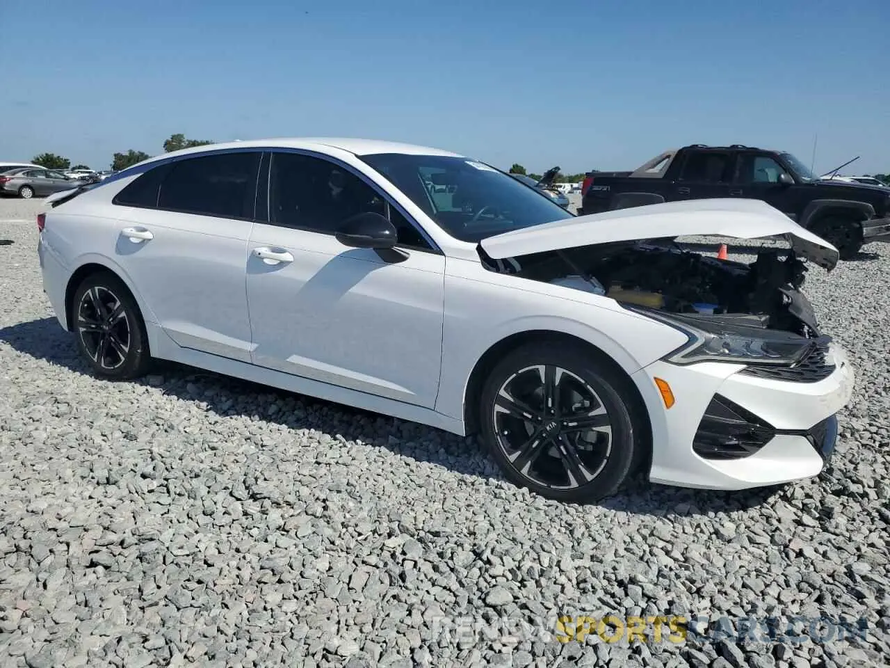 4 fotografías del automóvil dañado 5XXG64J22MG076277 KIA K5 2021