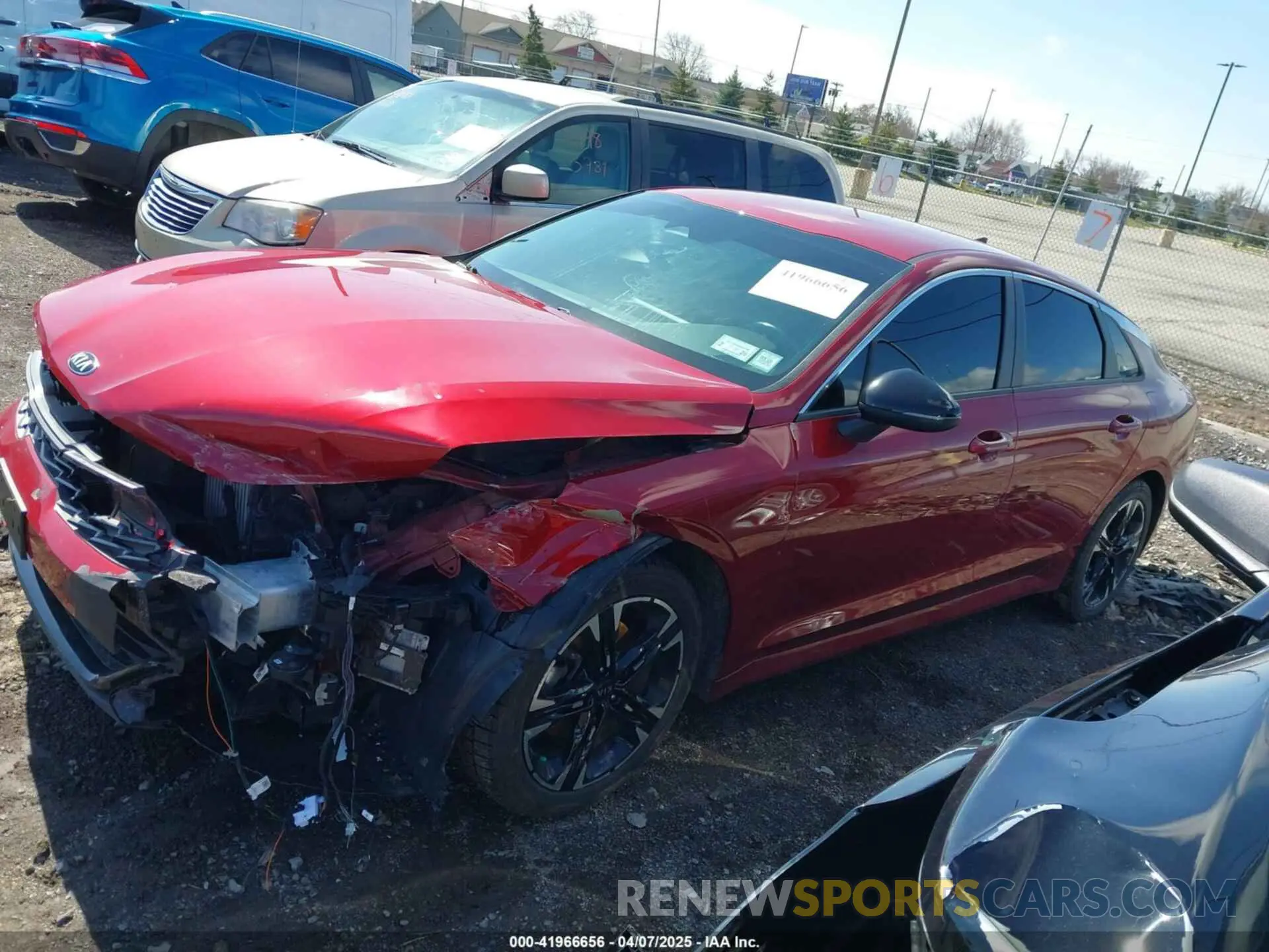 15 fotografías del automóvil dañado 5XXG64J23MG008473 KIA K5 2021