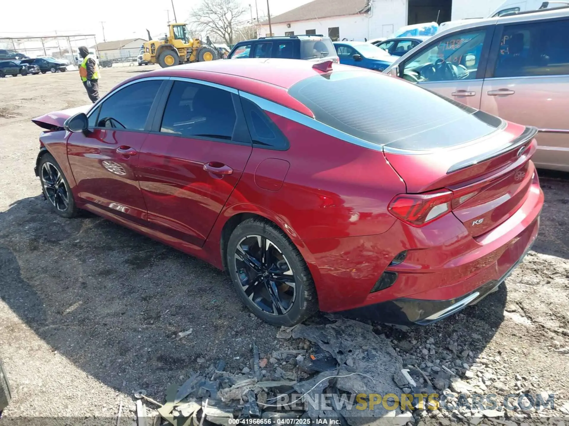 3 fotografías del automóvil dañado 5XXG64J23MG008473 KIA K5 2021