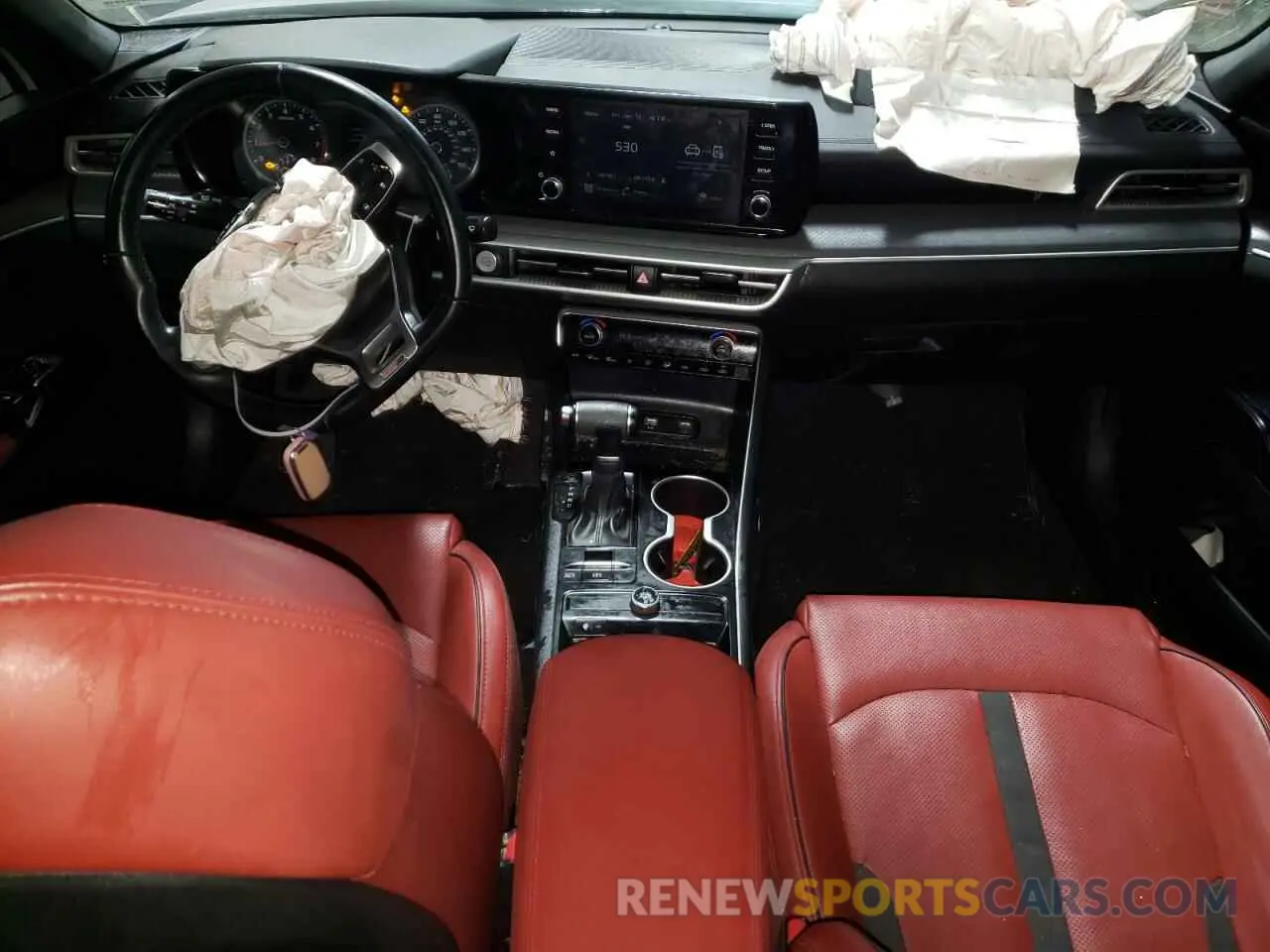 8 fotografías del automóvil dañado 5XXG64J23MG040405 KIA K5 2021