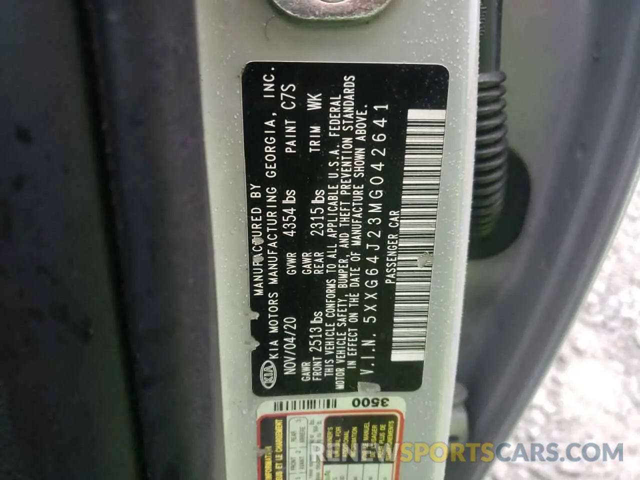 13 fotografías del automóvil dañado 5XXG64J23MG042641 KIA K5 2021