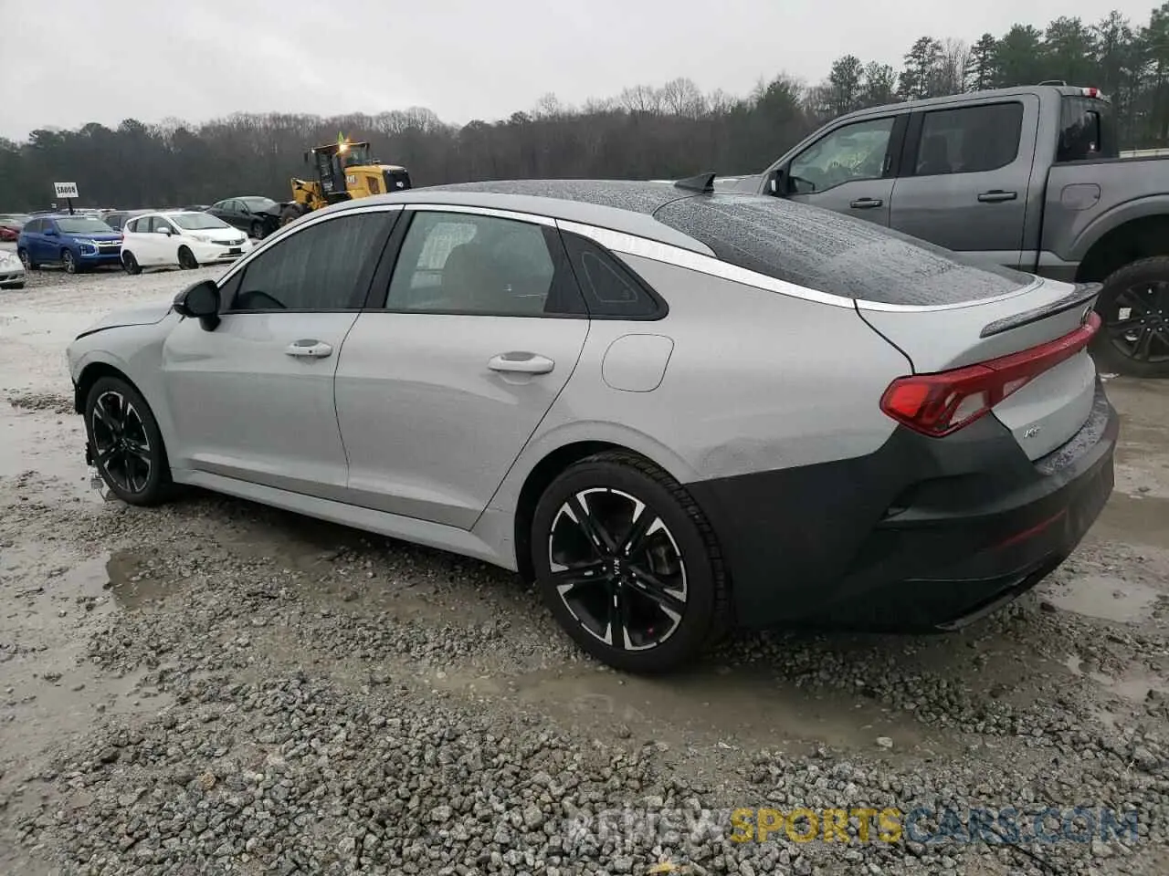 2 fotografías del automóvil dañado 5XXG64J23MG042641 KIA K5 2021