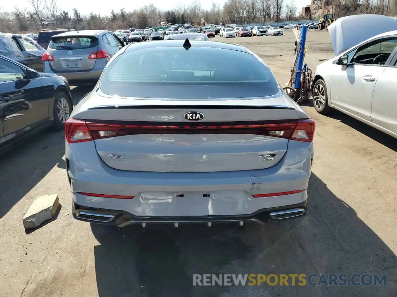 6 fotografías del automóvil dañado 5XXG64J23MG050058 KIA K5 2021