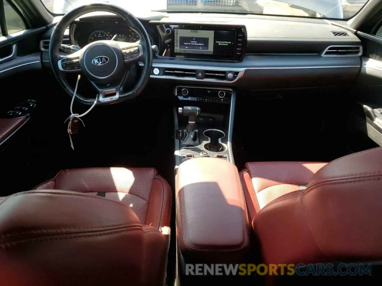 8 fotografías del automóvil dañado 5XXG64J23MG050058 KIA K5 2021