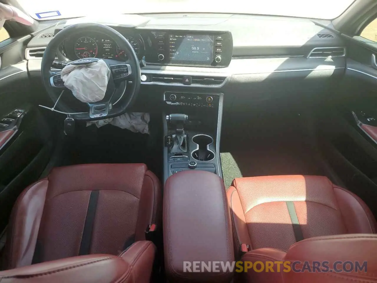 8 fotografías del automóvil dañado 5XXG64J23MG062484 KIA K5 2021
