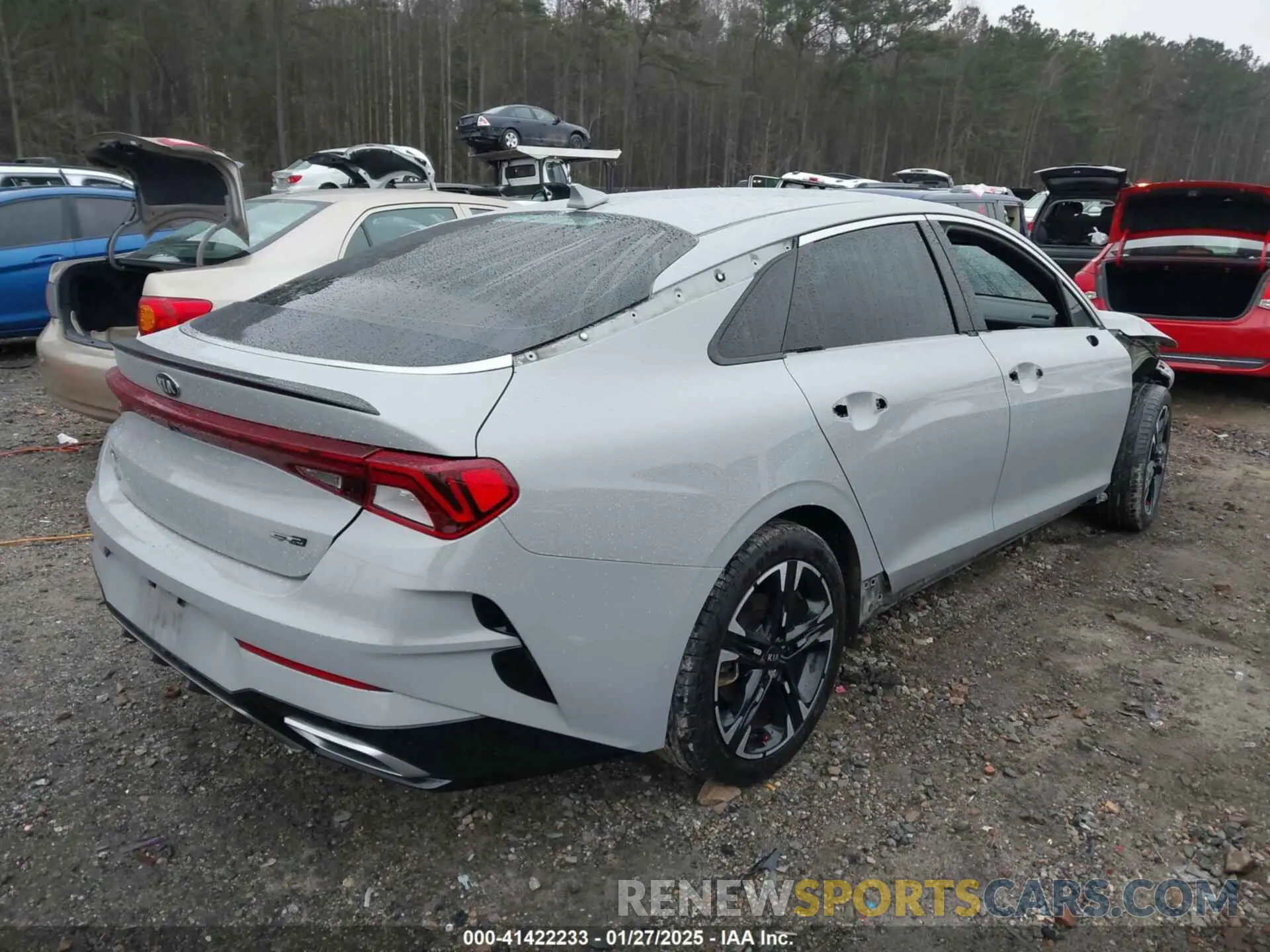 4 fotografías del automóvil dañado 5XXG64J23MG062565 KIA K5 2021