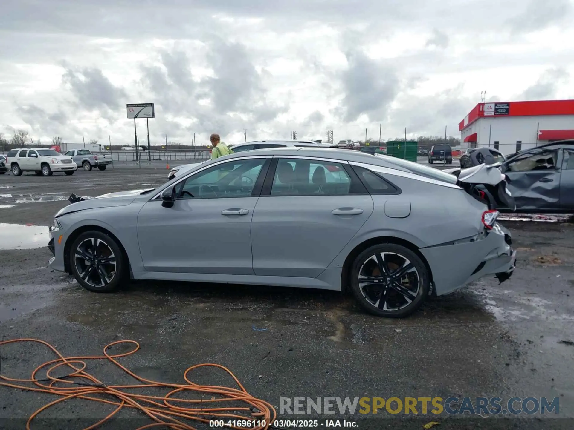 14 fotografías del automóvil dañado 5XXG64J23MG069905 KIA K5 2021