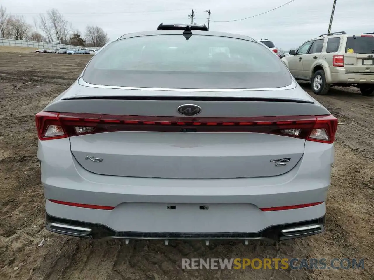 6 fotografías del automóvil dañado 5XXG64J24MG029915 KIA K5 2021