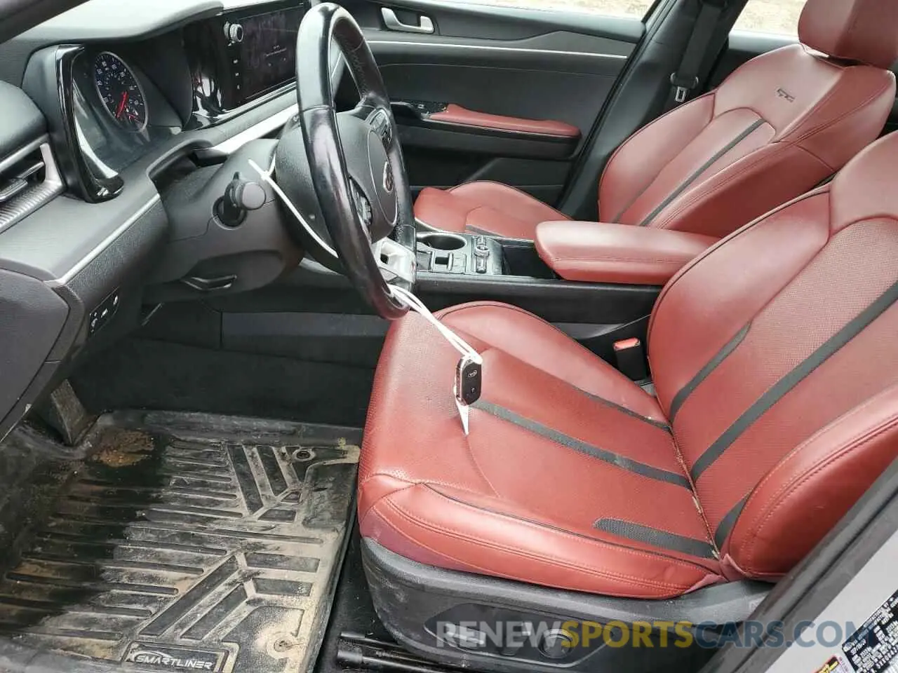 7 fotografías del automóvil dañado 5XXG64J24MG029915 KIA K5 2021