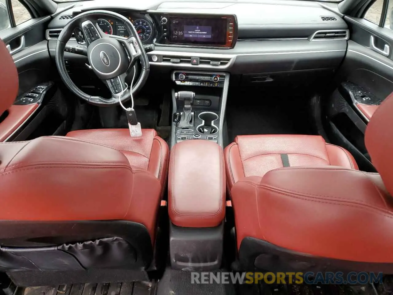 8 fotografías del automóvil dañado 5XXG64J24MG029915 KIA K5 2021