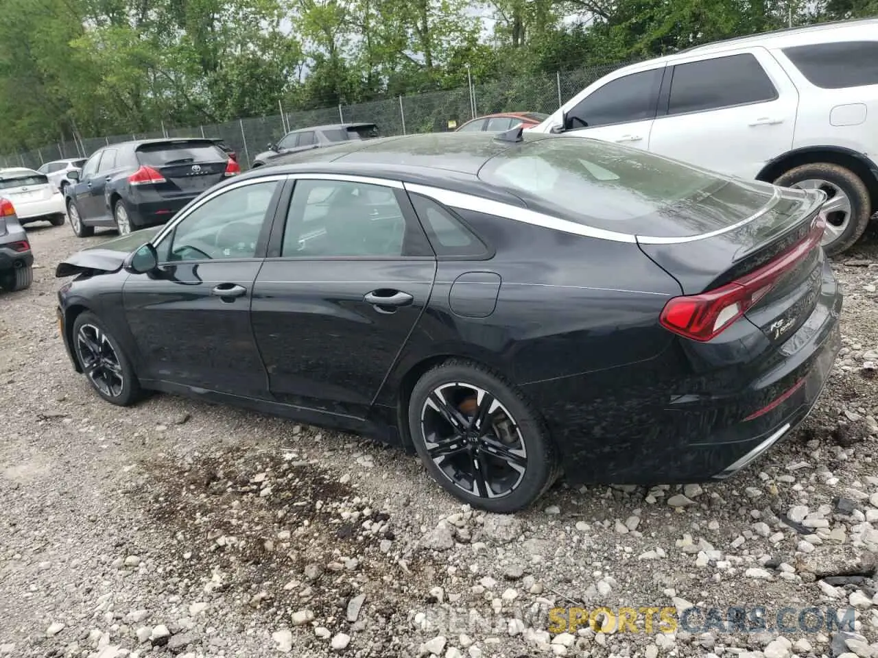2 fotografías del automóvil dañado 5XXG64J24MG055298 KIA K5 2021