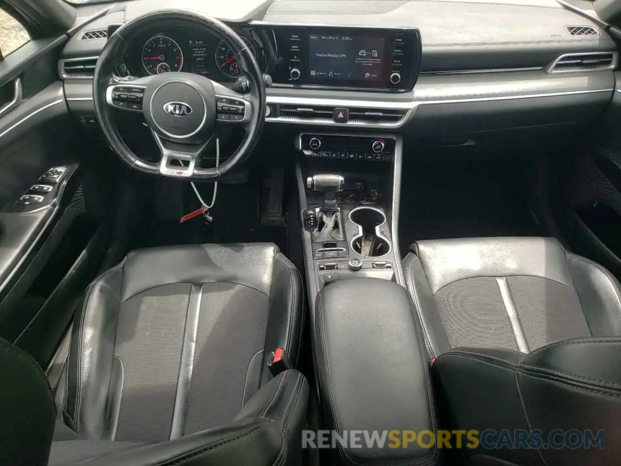 8 fotografías del automóvil dañado 5XXG64J24MG055298 KIA K5 2021