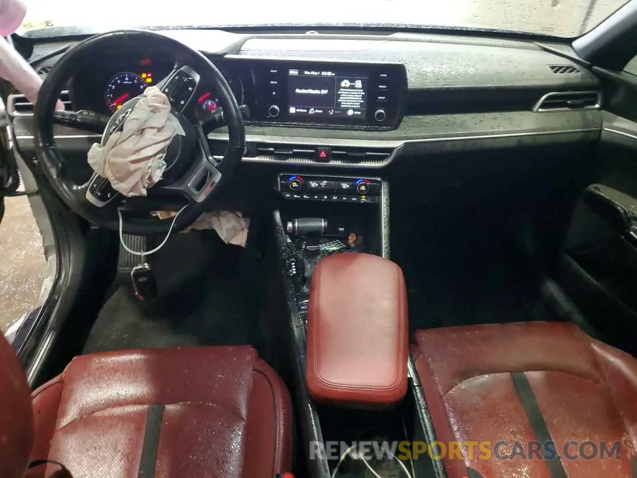 8 fotografías del automóvil dañado 5XXG64J25MG032175 KIA K5 2021