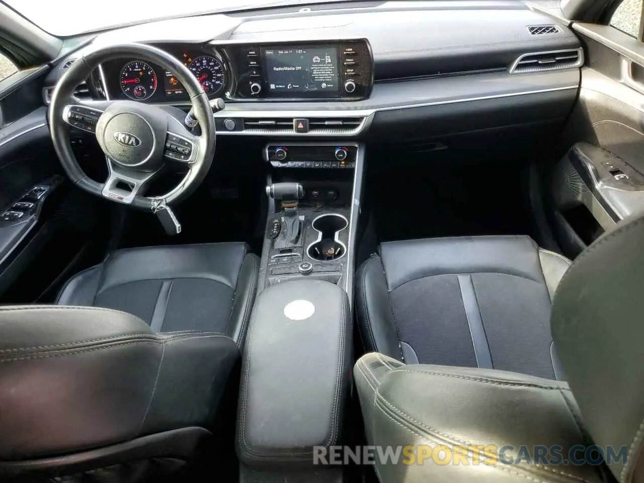 8 fotografías del automóvil dañado 5XXG64J25MG033049 KIA K5 2021