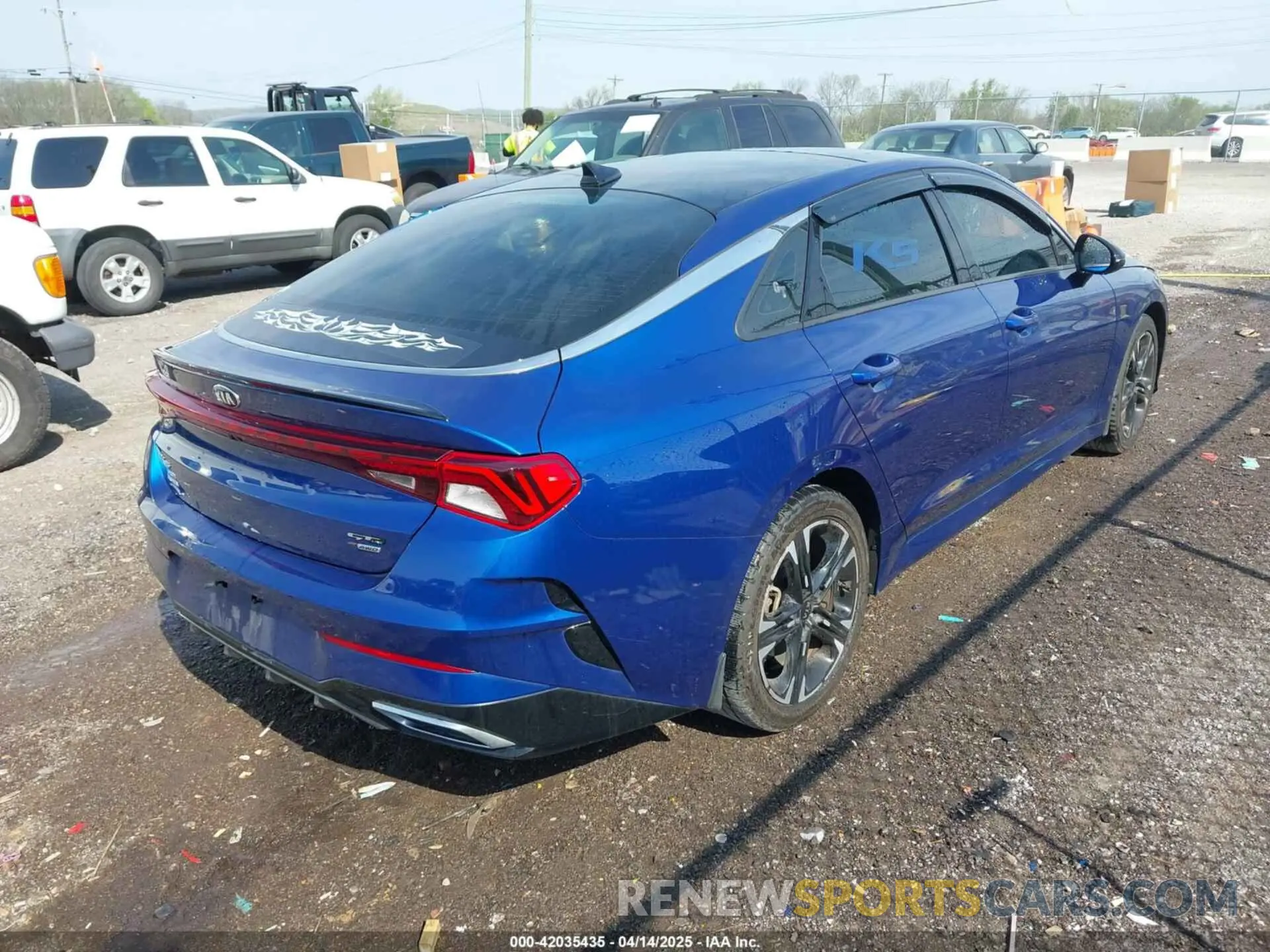 4 fotografías del automóvil dañado 5XXG64J26MG033271 KIA K5 2021