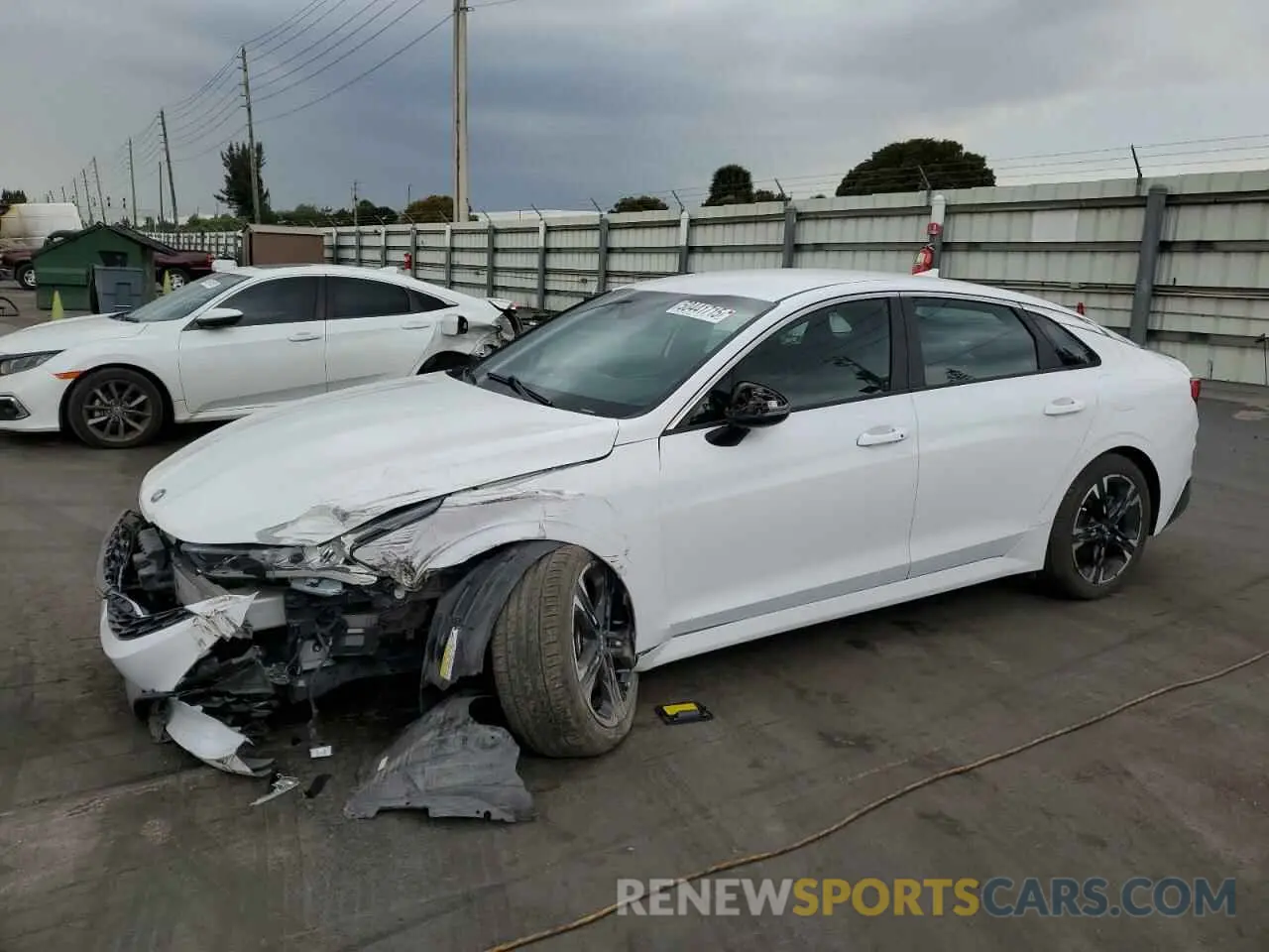 1 fotografías del automóvil dañado 5XXG64J26MG063063 KIA K5 2021