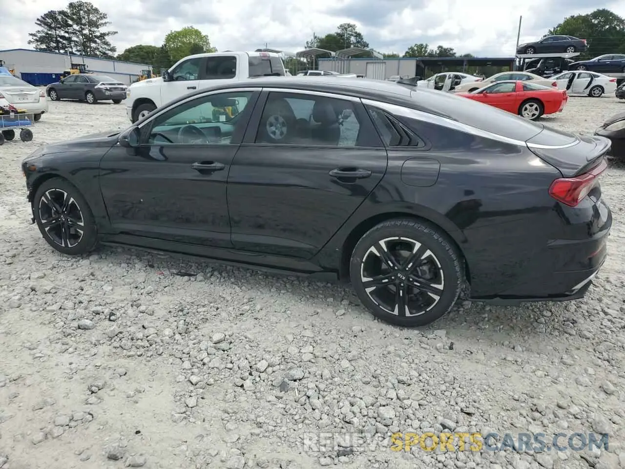 2 fotografías del automóvil dañado 5XXG64J27MG019007 KIA K5 2021