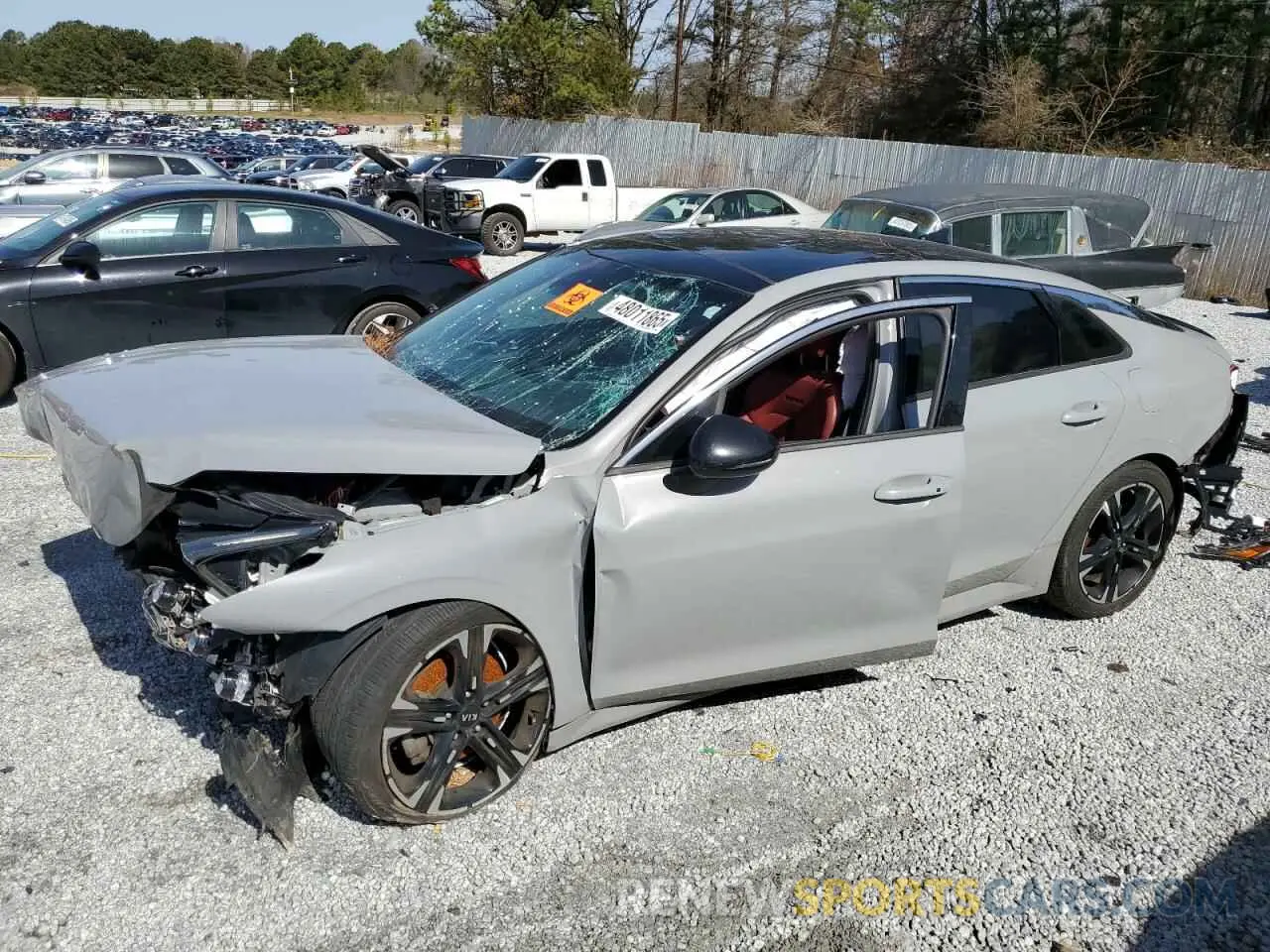 1 fotografías del automóvil dañado 5XXG64J27MG022215 KIA K5 2021