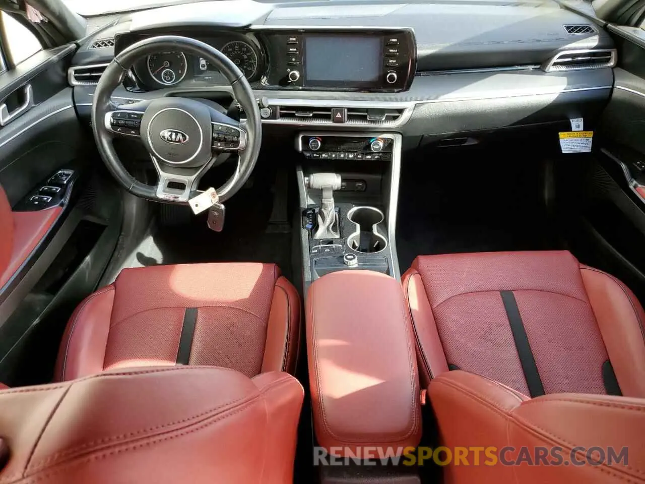 8 fotografías del automóvil dañado 5XXG64J27MG035403 KIA K5 2021