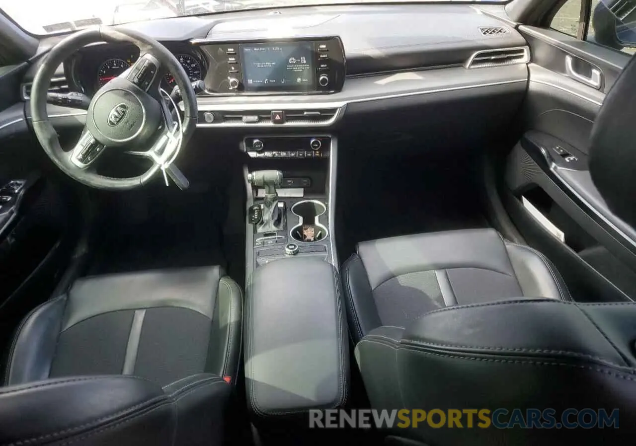 8 fotografías del automóvil dañado 5XXG64J27MG057806 KIA K5 2021