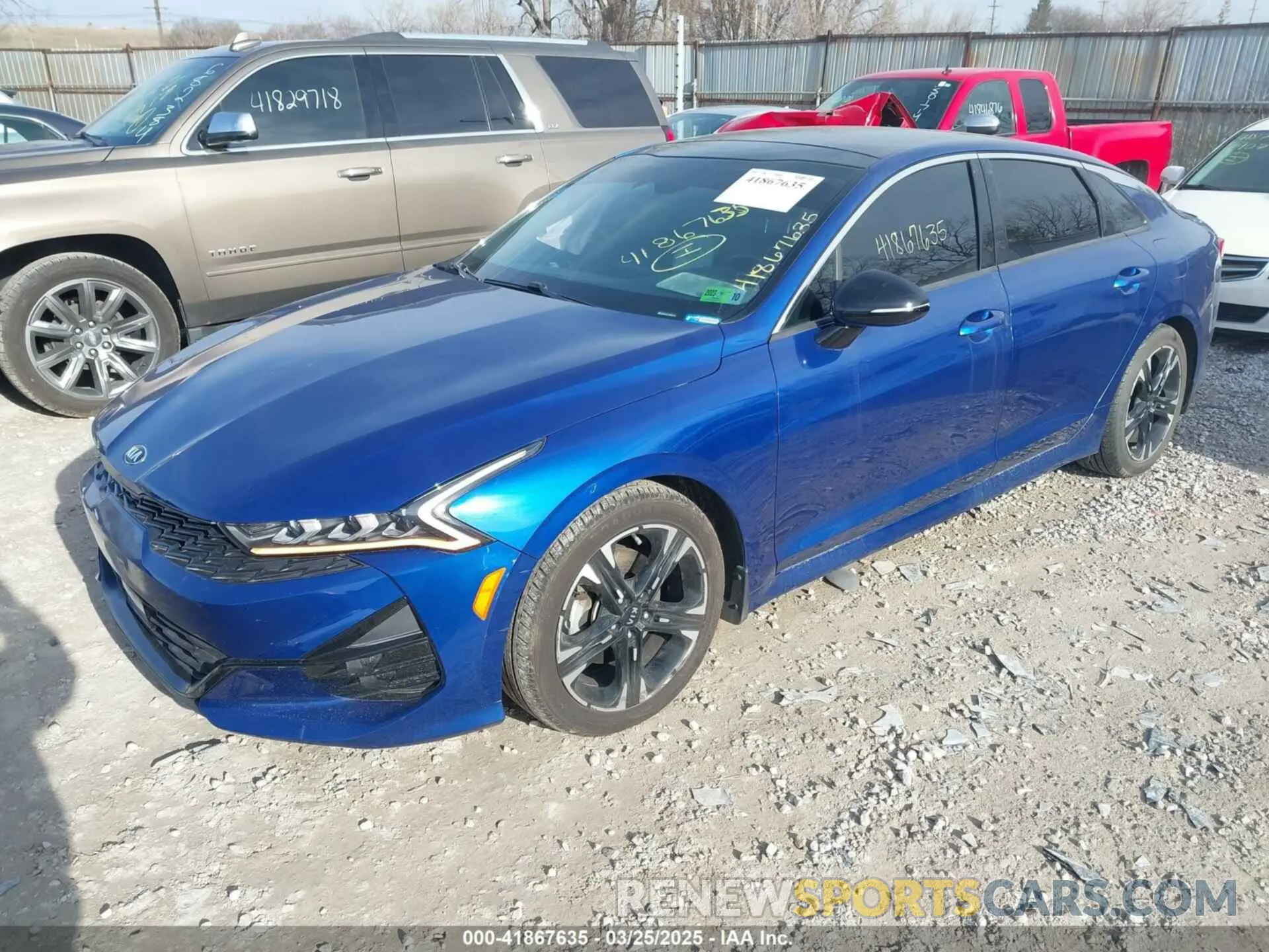 2 fotografías del automóvil dañado 5XXG64J27MG062116 KIA K5 2021