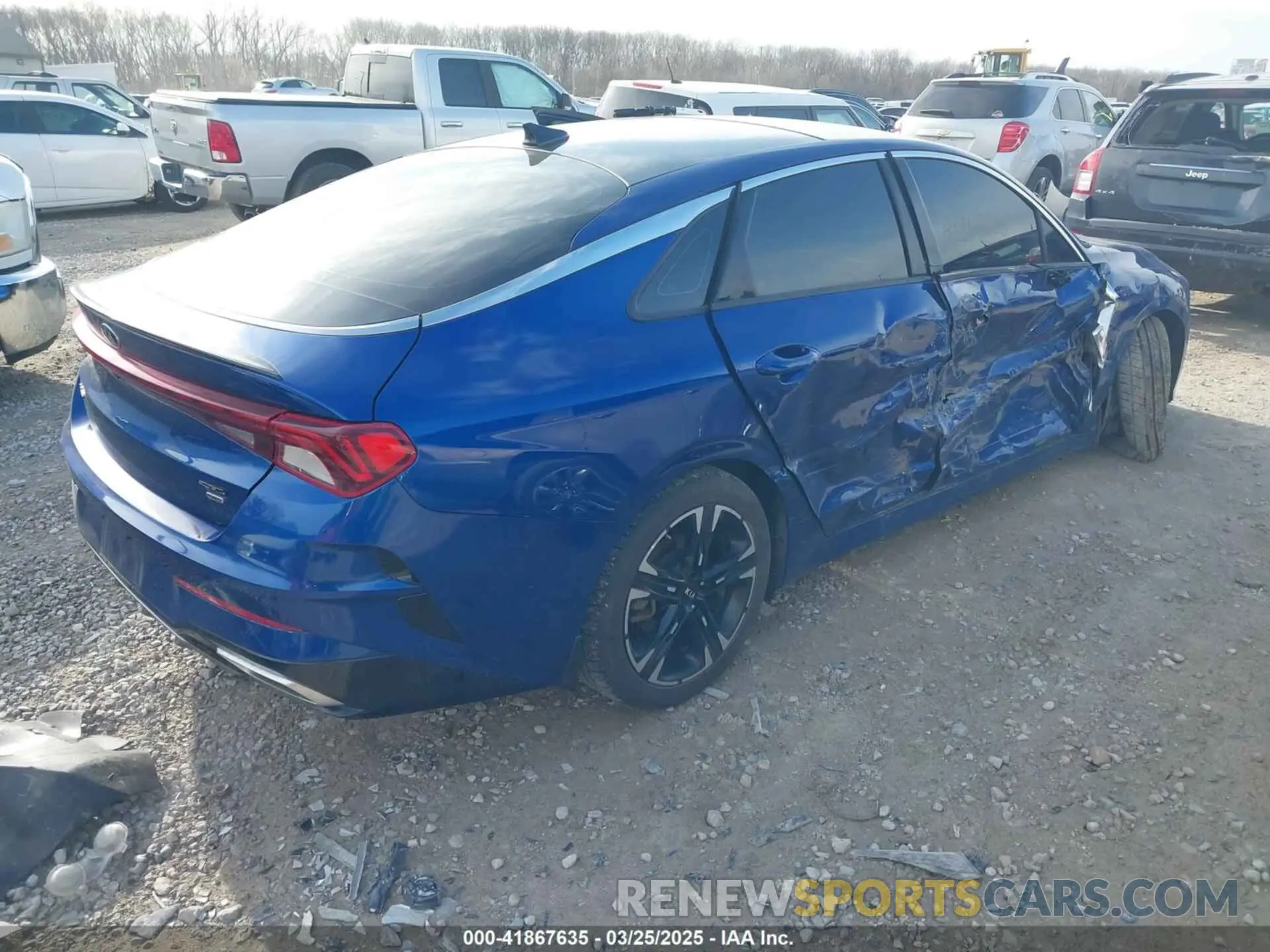 4 fotografías del automóvil dañado 5XXG64J27MG062116 KIA K5 2021