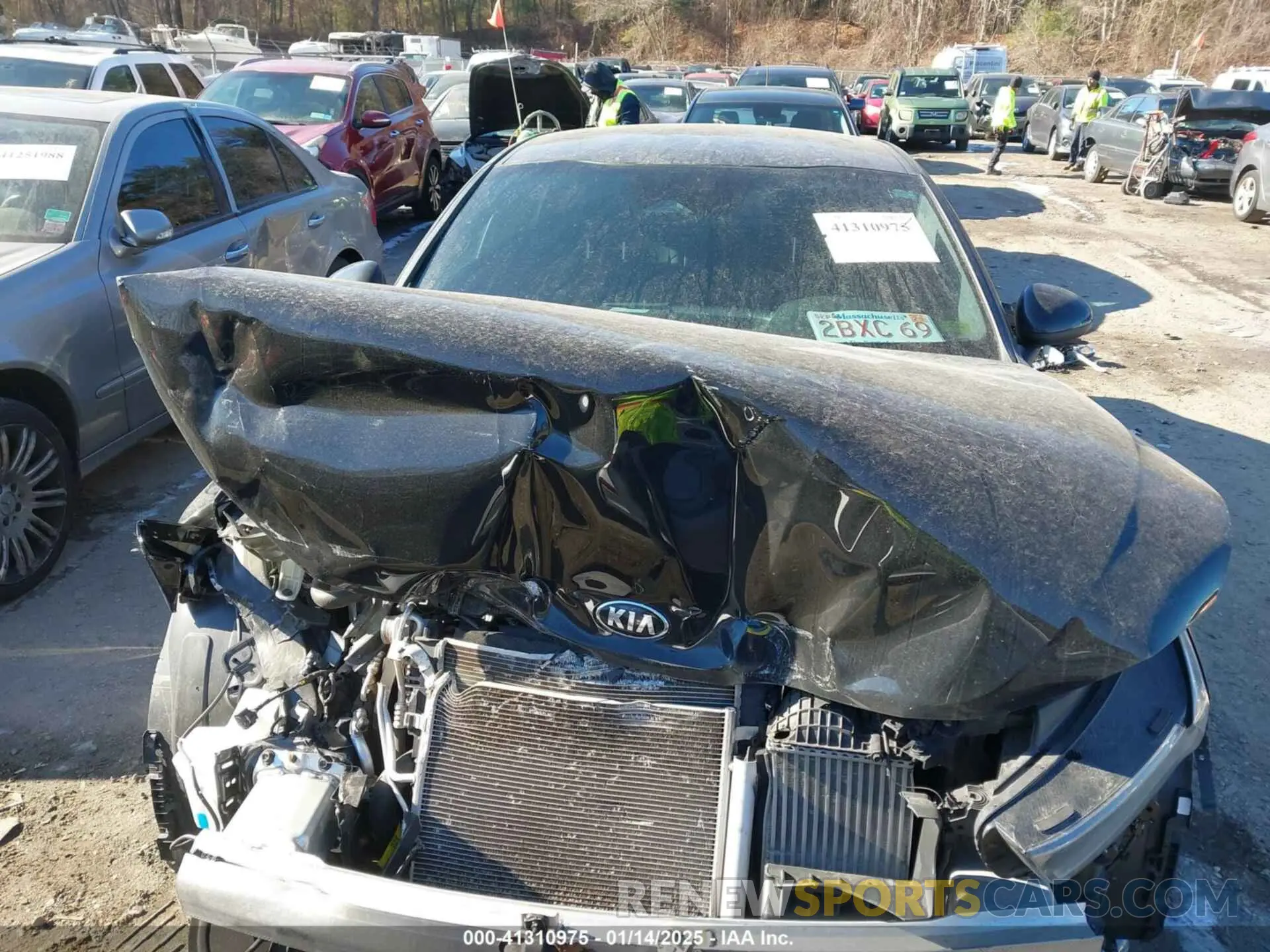 13 fotografías del automóvil dañado 5XXG64J28MG016827 KIA K5 2021