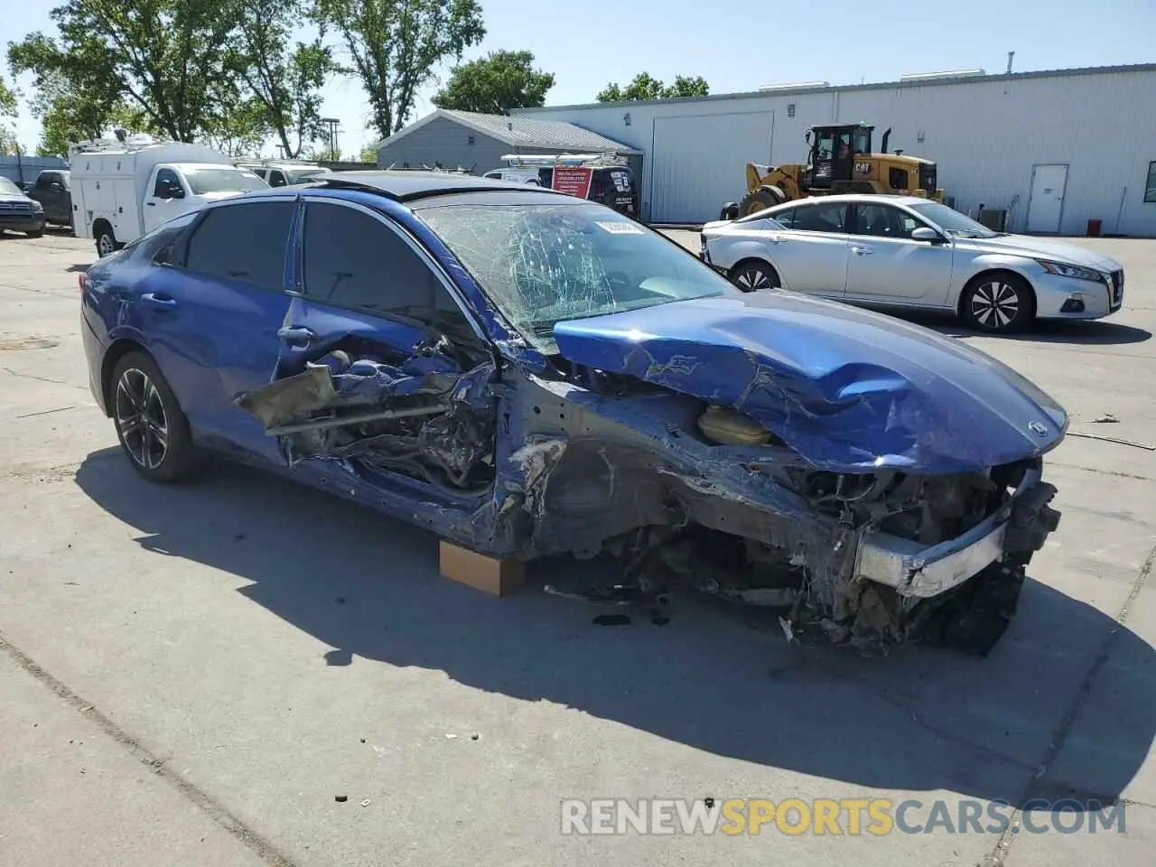 4 fotografías del automóvil dañado 5XXG64J28MG058561 KIA K5 2021