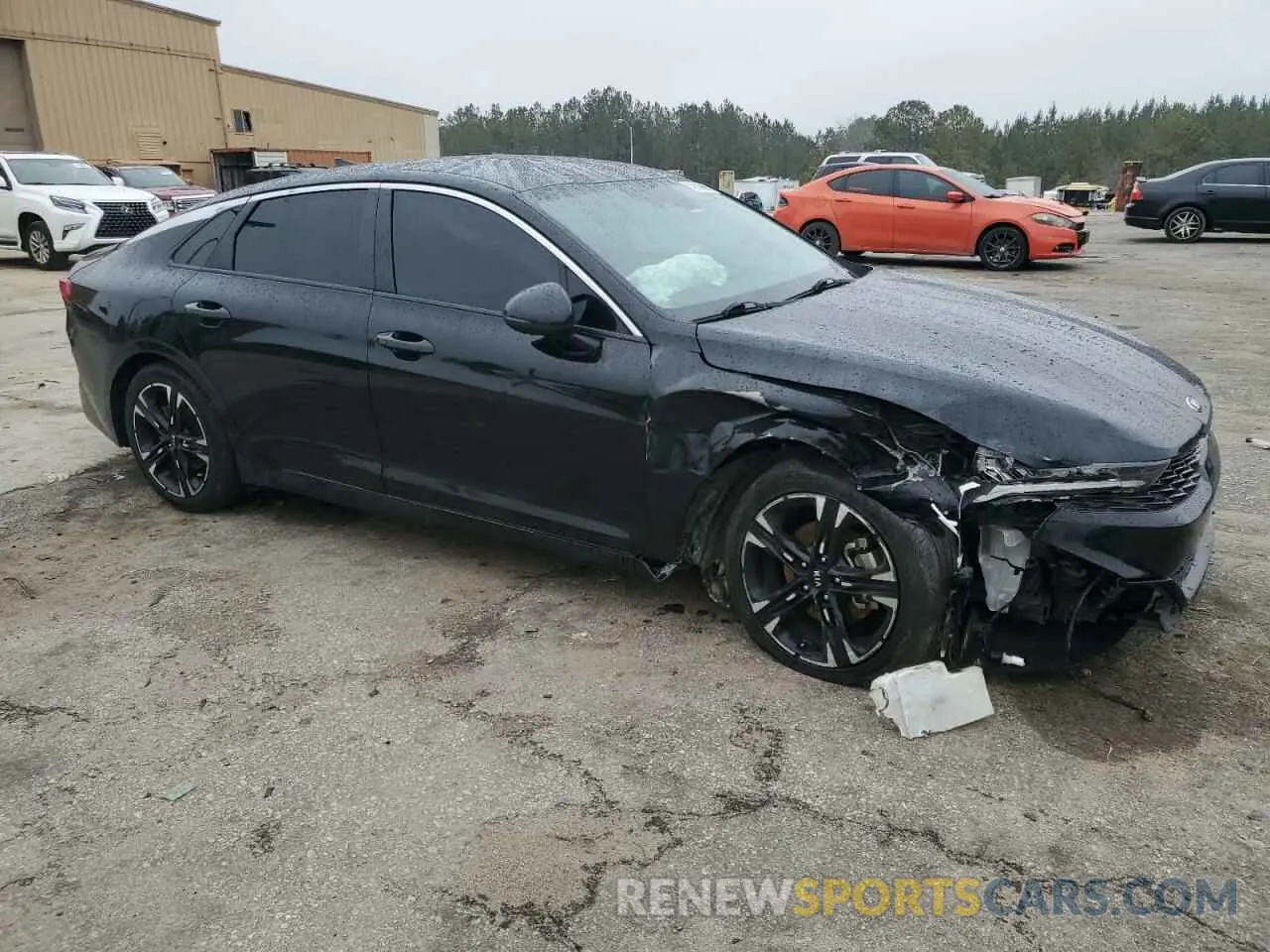 4 fotografías del automóvil dañado 5XXG64J28MG068197 KIA K5 2021