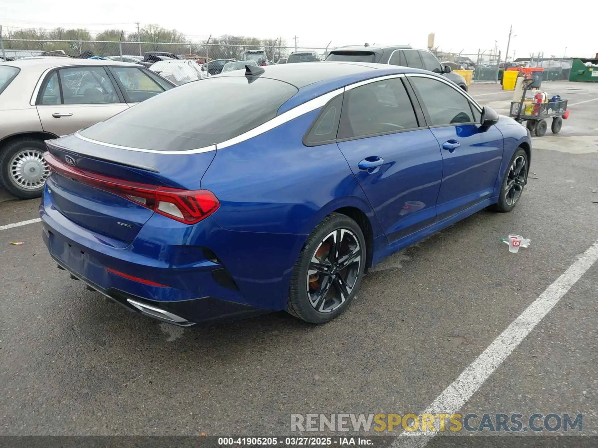 4 fotografías del automóvil dañado 5XXG64J28MG076090 KIA K5 2021
