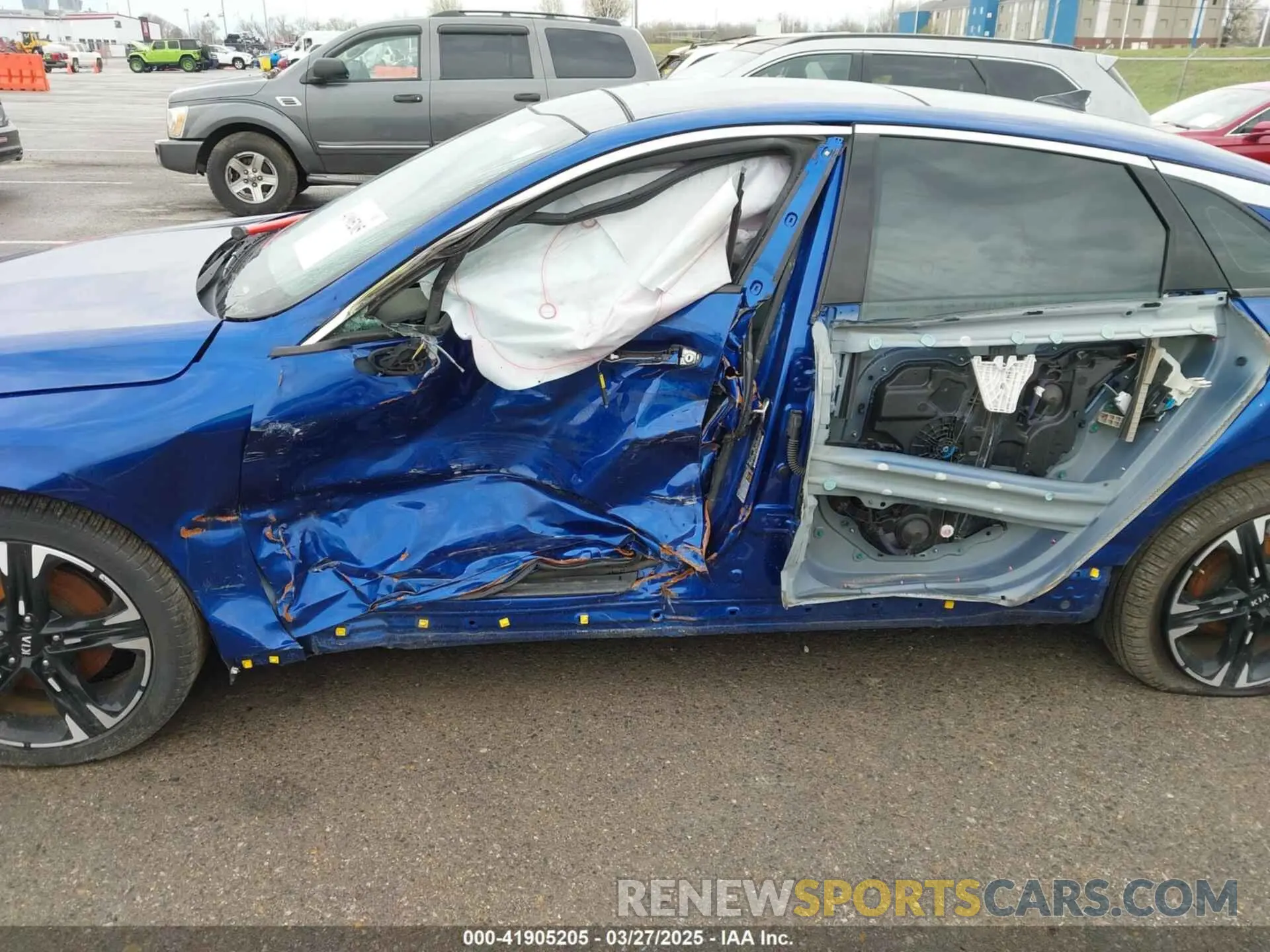 6 fotografías del automóvil dañado 5XXG64J28MG076090 KIA K5 2021