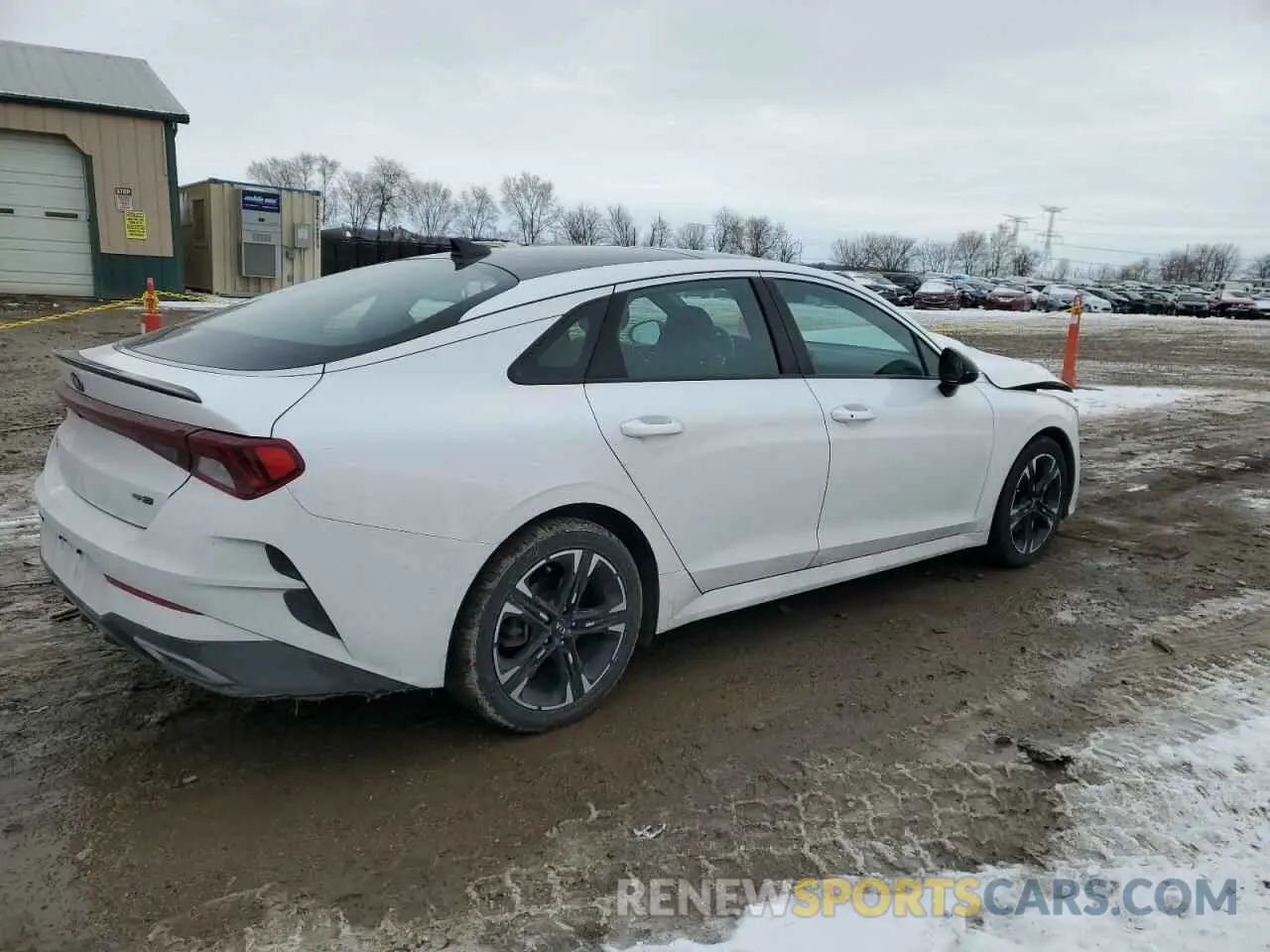 3 fotografías del automóvil dañado 5XXG64J28MG077613 KIA K5 2021