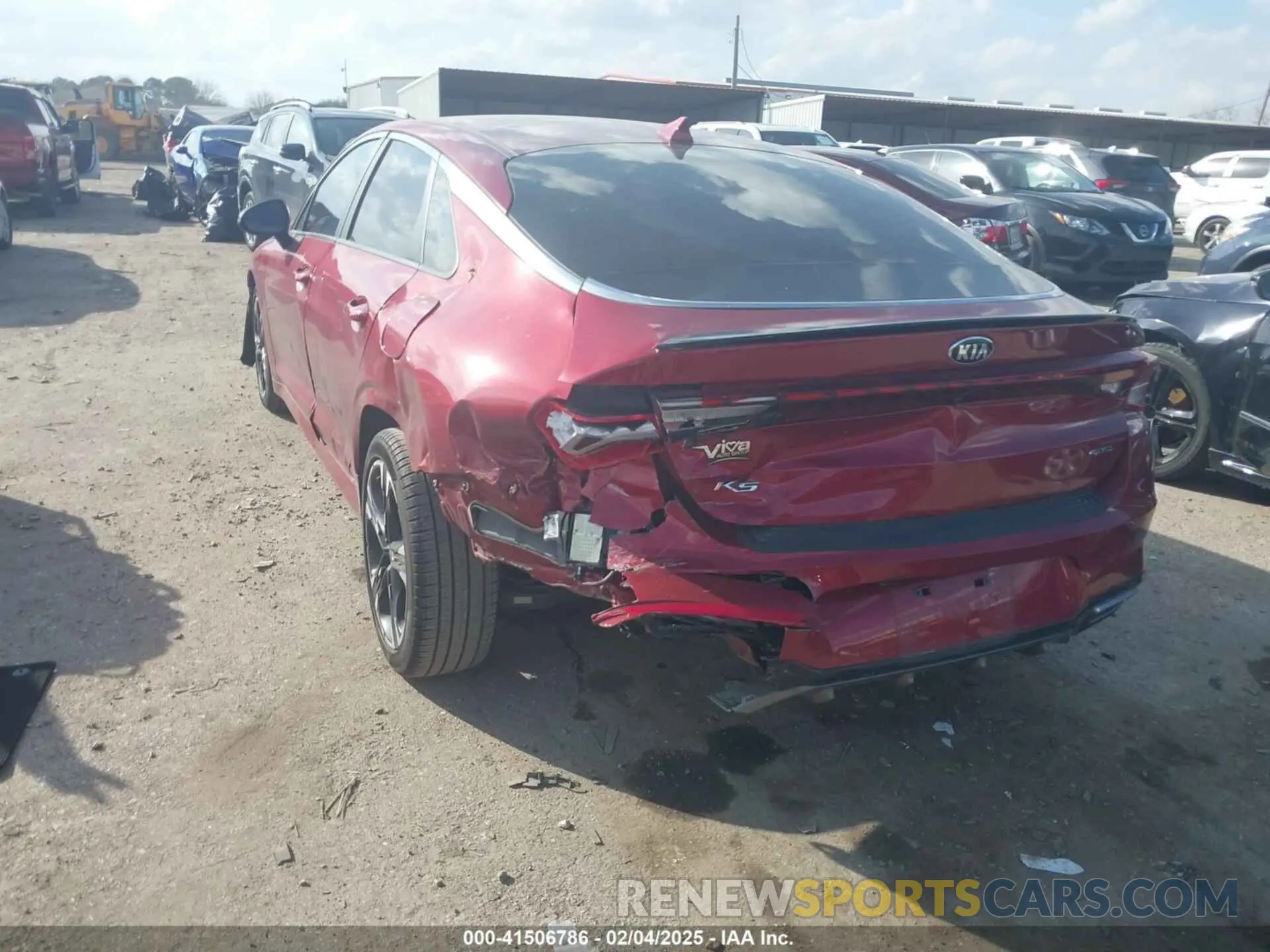 3 fotografías del automóvil dañado 5XXG64J29MG018344 KIA K5 2021