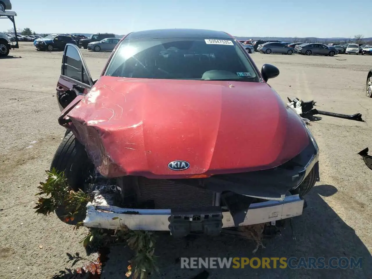 5 fotografías del automóvil dañado 5XXG64J29MG045432 KIA K5 2021