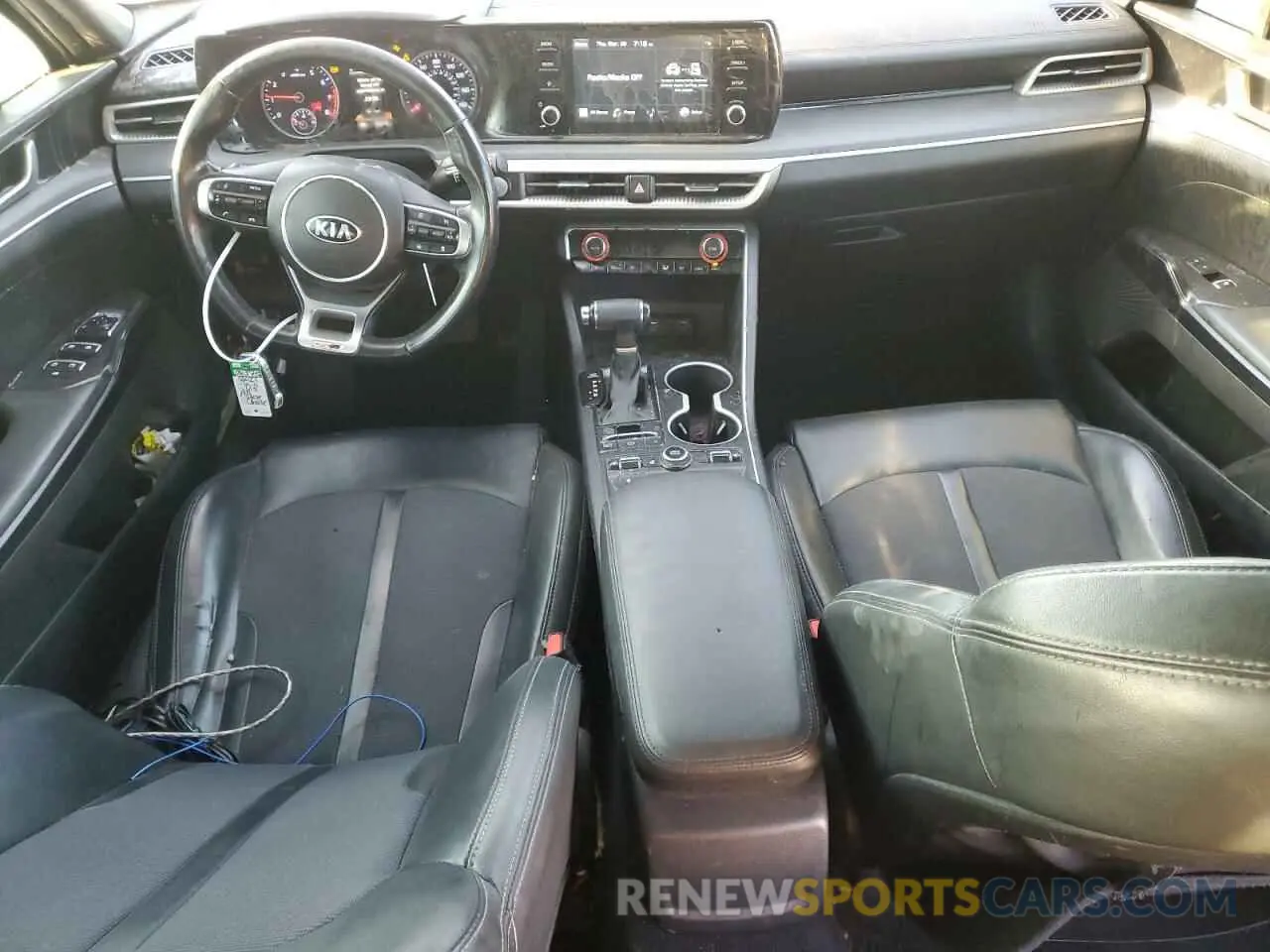 8 fotografías del automóvil dañado 5XXG64J29MG046046 KIA K5 2021