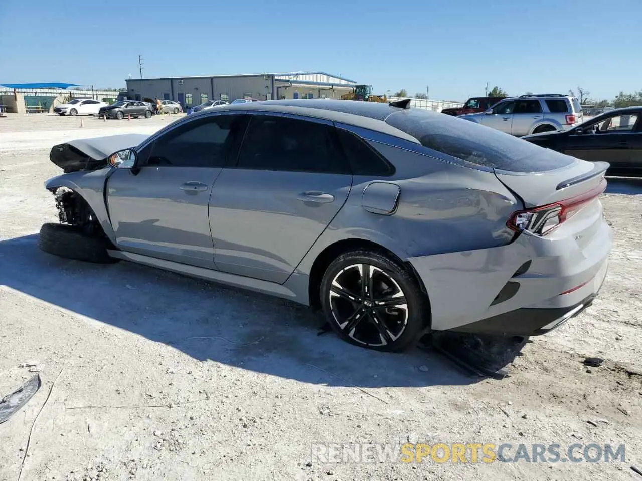 2 fotografías del automóvil dañado 5XXG64J29MG047407 KIA K5 2021