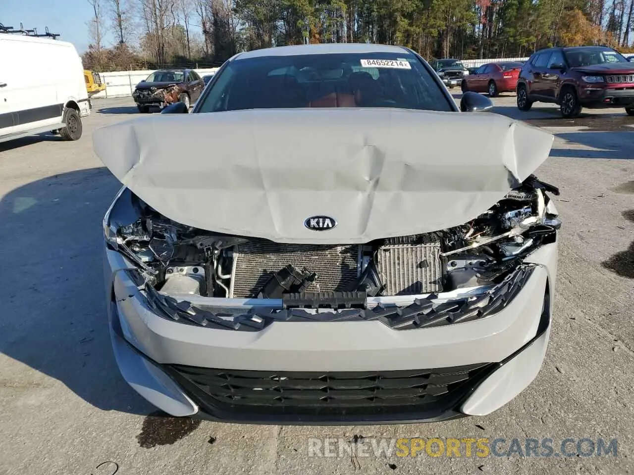 5 fotografías del automóvil dañado 5XXG64J29MG053773 KIA K5 2021