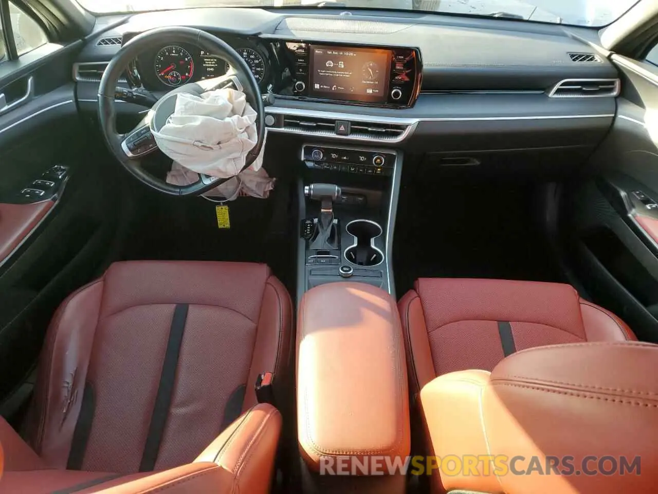 8 fotografías del automóvil dañado 5XXG64J29MG053773 KIA K5 2021