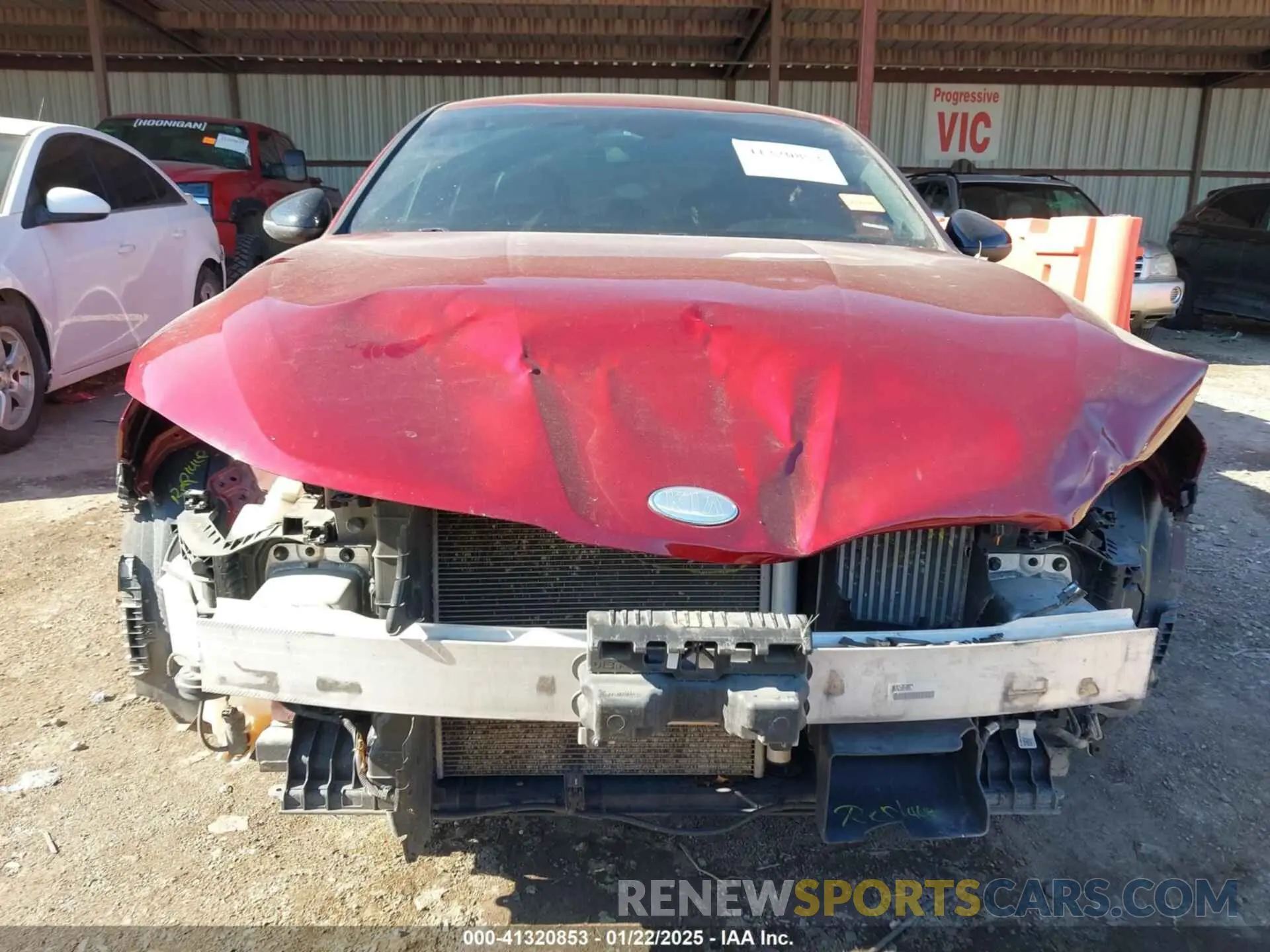 12 fotografías del automóvil dañado 5XXG64J29MG073263 KIA K5 2021