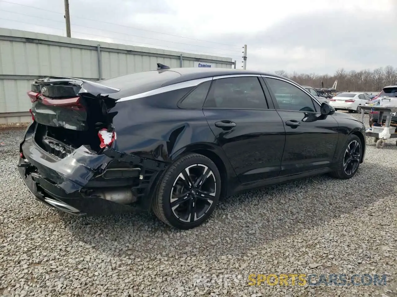 3 fotografías del automóvil dañado 5XXG64J29MG075109 KIA K5 2021