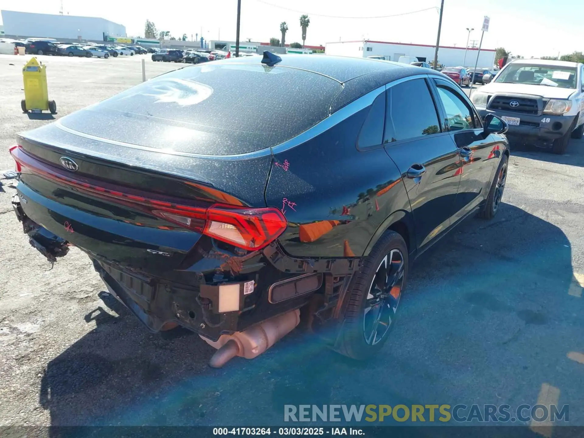4 fotografías del automóvil dañado 5XXG64J2XMG058416 KIA K5 2021