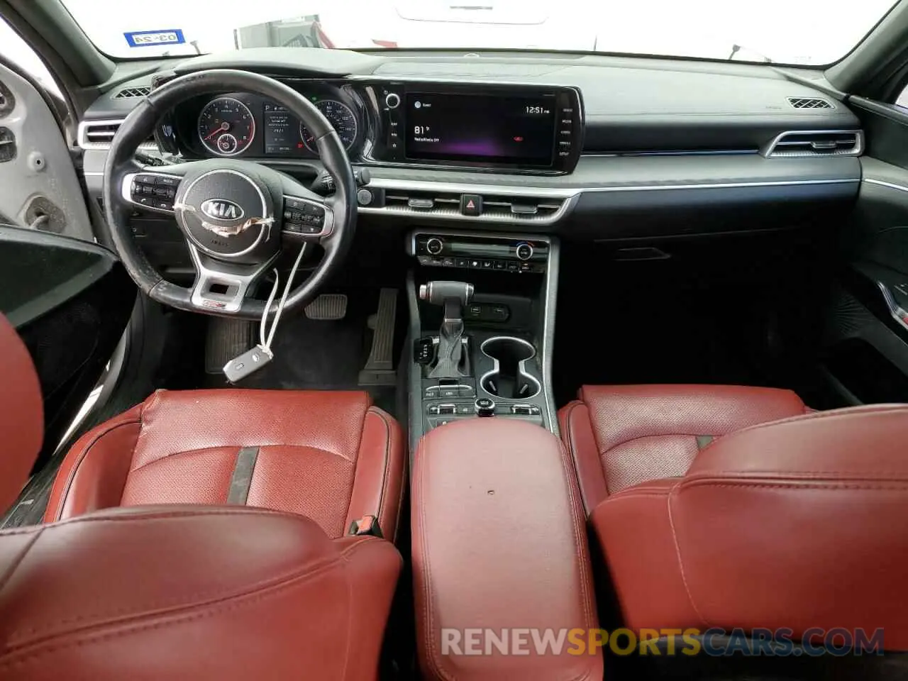 8 fotografías del automóvil dañado 5XXG64J2XMG069643 KIA K5 2021